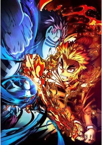 Plakat Anime Demon Slayer kny_005 A3 (custom)