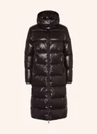 Płaszcze damskie - Tommy Hilfiger Płaszcz Puchowy Z Odpinanym Kapturem schwarz - miniaturka - grafika 1