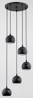 Lampy sufitowe - Plus lampa wisząca 5-punktowa czarna 63146 - miniaturka - grafika 1