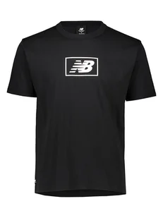 New Balance Koszulka "Essentials" w kolorze czarnym - Koszulki męskie - miniaturka - grafika 1