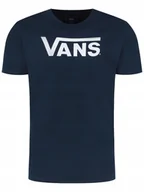 Koszulki męskie - T-Shirt Classic Granatowo/Biały VANS VN000GGGNAV1 S - miniaturka - grafika 1