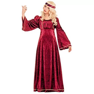 Widmann Widmann 37126 - kostium dziecięcy Giulietta, sukienka, nakrycie głowy z welonem, średniowiecznym, karnawał, impreza tematyczna CS803712/128 - Sukienki i spódniczki dla dziewczynek - miniaturka - grafika 1