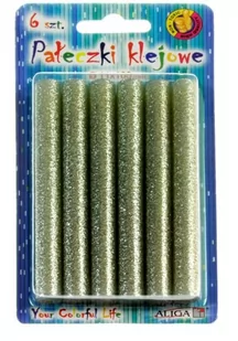 Klej do pistoletu srebrny JB11-SR 6szt 11mm - Przybory szkolne - miniaturka - grafika 1