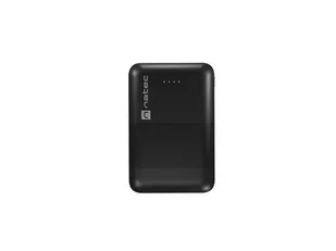 Natec Powerbank Trevi Compact 10000mAh 2x USB + USB-C Czarny - Powerbanki - miniaturka - grafika 1