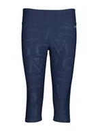 Spodnie sportowe damskie - CMP Legginsy funkcyjne w kolorze granatowym ze wzorem - miniaturka - grafika 1