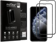 Szkła hartowane na telefon - movear 2 szt. Szkło Hartowane 3D na iPhone 11 Pro (5.8") na Cały Ekran GLASS mSHIELD 3D PRO AI11PG3PGPF3BK2 - miniaturka - grafika 1