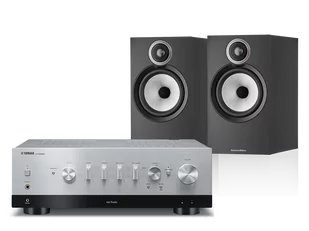 Yamaha R-N1000A (srebrny) + 606 S3 (czarny) - Zestawy stereo - miniaturka - grafika 1
