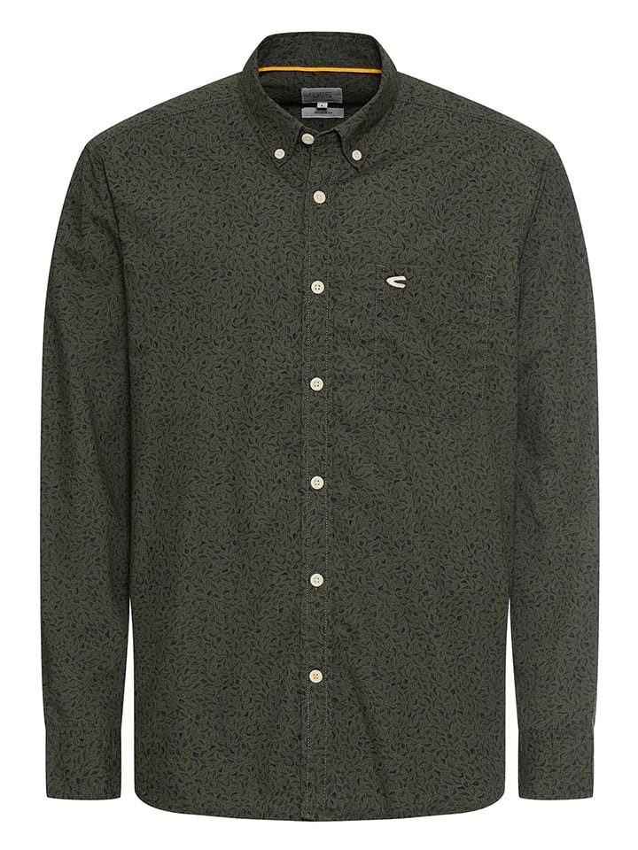 Camel Active Koszula - Regular fit - w kolorze ciemnozielonym