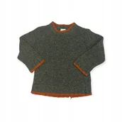 Bluzki damskie - Bluzka sweterek dla chłopca CALVIN KLEIN JEANS 7/8 - Calvin Klein - miniaturka - grafika 1