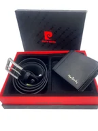 Paski - Portfel Męski Pasek Pierre Cardin Zestaw Prezentowy w Gustownym Pudełku - miniaturka - grafika 1