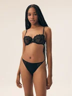 Majtki damskie - Majtki stringi Bluey Esotiq czarny M - miniaturka - grafika 1