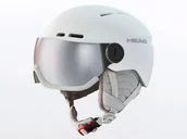 Kaski narciarskie - Head, Kask narciarski z przyłbicą szybą, Queen 2021, biały, rozmiar M/L (54-57 cm) - miniaturka - grafika 1