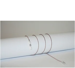 Łańcuszek do okularów przeciwsłonecznych złoto-fioletowy - Akcesoria do okularów - miniaturka - grafika 1