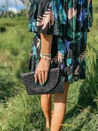 Torebki damskie - Torebka Kopertówka CANGGU Czarna - miniaturka - grafika 1