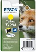 Tusze oryginalne - Epson oryginalny ink C13T12844012, T1284, yellow, 3,5ml, Stylus S22, SX125, 420W, 425W, Stylus Office BX305 C13T12844012 - miniaturka - grafika 1