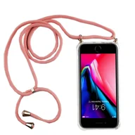 Etui i futerały do telefonów - Etui na telefon komórkowy Apple iPhone Etui na telefon komórkowy Slim Cover Etui na telefon komórkowy Pasek na przewód, do telefonu komórkowego: Apple iPhone 11 Pro Max, wybierz pasek: różowy - miniaturka - grafika 1
