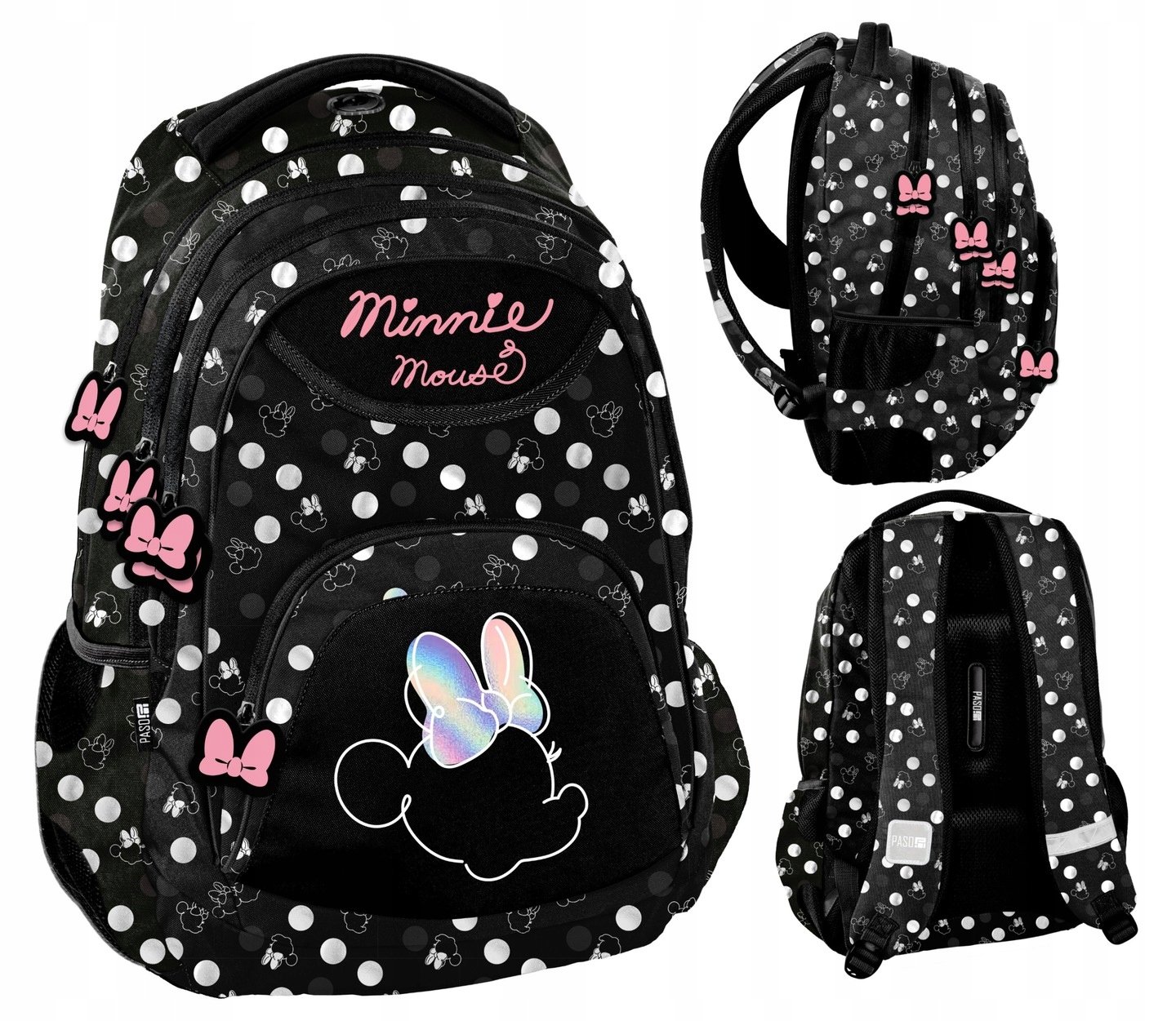 Plecak Szkolny Młodzieżowy Dla Dziewczynki Myszka Minnie Klasa 1-3 Paso