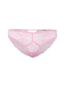 Majtki damskie - Calvin Klein Koronkowe majtki Kobiety Sztuczne włókno różowy jednolity, S - miniaturka - grafika 1