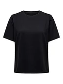 Koszulki i topy damskie - ONLY Women's ONLONLY S/S Tee JRS NOOS Top, czarna, XL, czarny, XL - miniaturka - grafika 1
