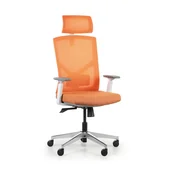 Fotele i krzesła biurowe - B2B Partner Krzesło biurowe JOY, pomarańczowy 903004 - miniaturka - grafika 1