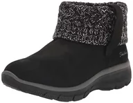 Botki damskie - Skechers Damskie łatwe do przenoszenia – przyjemne botki na wodzie, czarne, rozmiar 41 UE - miniaturka - grafika 1