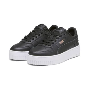 Młodzieżowe sneakersy Carina Street PUMA Black Rose Gold White Metallic - Buty dla dziewczynek - miniaturka - grafika 1