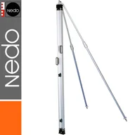 Poziomice, łaty, miary - Stojak do łaty inwarowej 2m 3m NEDO - miniaturka - grafika 1