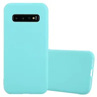 Etui i futerały do telefonów - Pokrowiec Do Samsung Galaxy S10 PLUS Etui w CANDY NIEBIESKI TPU Silikon Obudowa Case Cover Ochronny Plecki Cadorabo - miniaturka - grafika 1