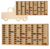 Pojemniki na zabawki - Półka drewniana na auta - tir Kruzzel 26582 - miniaturka - grafika 1