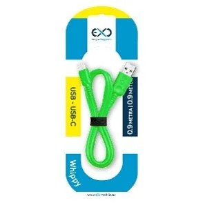 Kabel USB-Lightning eXc WHIPPY,0.9m,n.zielony - Kable USB - miniaturka - grafika 1