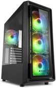 Obudowy komputerowe - Obudowa Sharkoon Tk4 Rgb Atx Mid Tower Okno Gaming - miniaturka - grafika 1