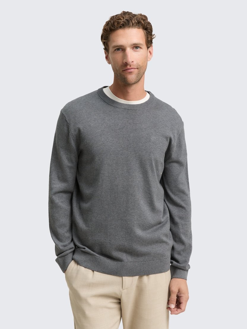 SWETER MĘSKI TOM TAILOR DZIANINOWY ELEGANCKI XXXL