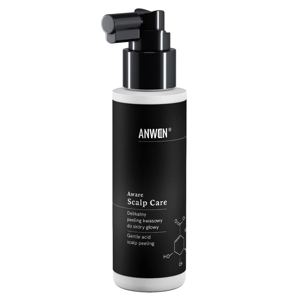 Anwen Aware Scalp Care, delikatny peeling kwasowy do skóry głowy, 100ml