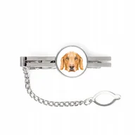 Spinki do mankietów i krawatów - Golden Retriever geometryczny Spinka do krawata - miniaturka - grafika 1