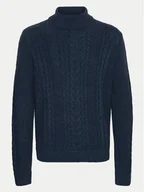 Swetry męskie - Blend Golf 20717438 Granatowy Regular Fit - miniaturka - grafika 1