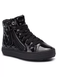 Geox Sneakersy J Kalispera G. D J944GD 000HH C9999 M Czarny - Buty dla dziewczynek - miniaturka - grafika 1