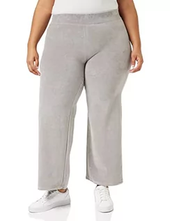 Spodnie damskie - NA-KD Damskie welurowe spodnie damskie, szary, XXS - grafika 1