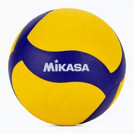 Siatkówka - Piłka do siatkówki Mikasa V330W Light yellow/blue rozmiar 5 - miniaturka - grafika 1