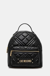Love Moschino plecak damski kolor czarny mały z aplikacją JC4148PP0L - Plecaki - miniaturka - grafika 1