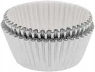 Dodatki do ciast w proszku - Srebrne Foremki Papilotki Muffinki Babeczki 30 Szt - miniaturka - grafika 1