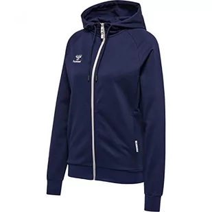 hummel Damska bluza z kapturem Hmlmove Grid Cot. Zip Hoodie Woman Hooded - Bluzy damskie - miniaturka - grafika 1