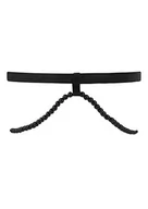 Akcesoria do bielizny - POUPEE E - Marilyn Perlen der Liebe podwiązka Black/Pearl One Size, Schwarz, jeden rozmiar - miniaturka - grafika 1