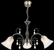 Lampy sufitowe - ELEM Elegancki żyrandol z kryształami do salonu 8613/3 21QG z serii NICEA - miniaturka - grafika 1