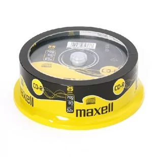 Maxell plyta CD-R 700MB 52x 25 628522.40 - Nośniki danych - miniaturka - grafika 1