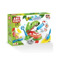 Zabawki zręcznościowe - Art Craft Dino Dentysta Zestaw Z Masą Plastyczną - miniaturka - grafika 1
