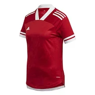 Swetry damskie - Adidas damski sweter Condivo 20, Team Power czerwony/biały, XS - miniaturka - grafika 1