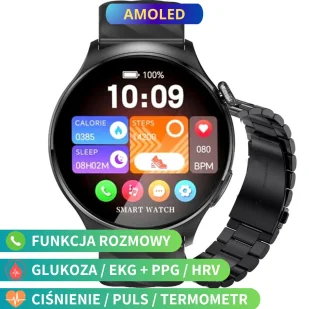 Rubicon RNCF39 SMARUB080 Czarny - Smartwatch - miniaturka - grafika 1