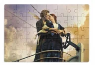 Puzzle - PUZZLE TITANIC STATEK FILM CAMERON A3 252 el z Nadrukiem + IMIĘ #120 - miniaturka - grafika 1