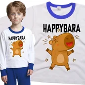 Piżamy dla dziewczynek - Piżama dziecięca Happybara Szczęśliwa Wesoła Kapibara 86/92 - VoloDonum - miniaturka - grafika 1