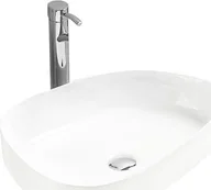 Umywalki - Umywalka Mexen Mexen Chiara umywalka nablatowa 54 x 39 cm biała - 21585400 - miniaturka - grafika 1